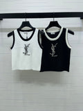 YSL Knit Sleeveless Shirt- Women's