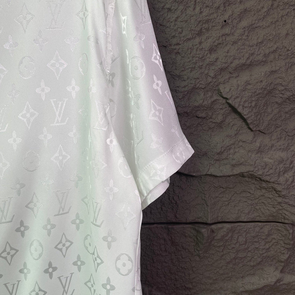 LV Jacquard Short Sleeve Shirt