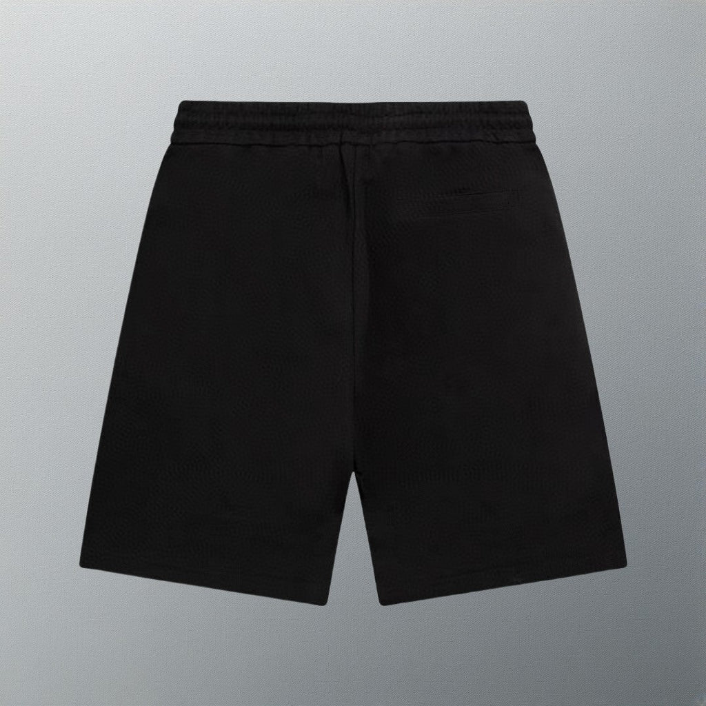 Balenciaga minimalist logo embroidered shorts