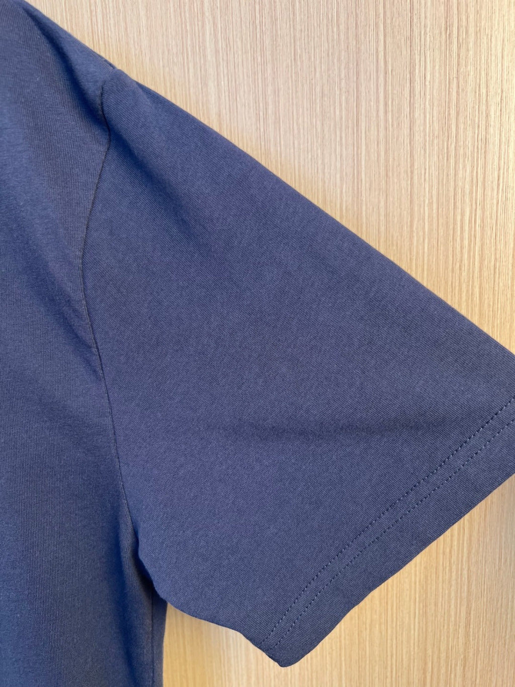 LV Denim Embroidered T-Shirt