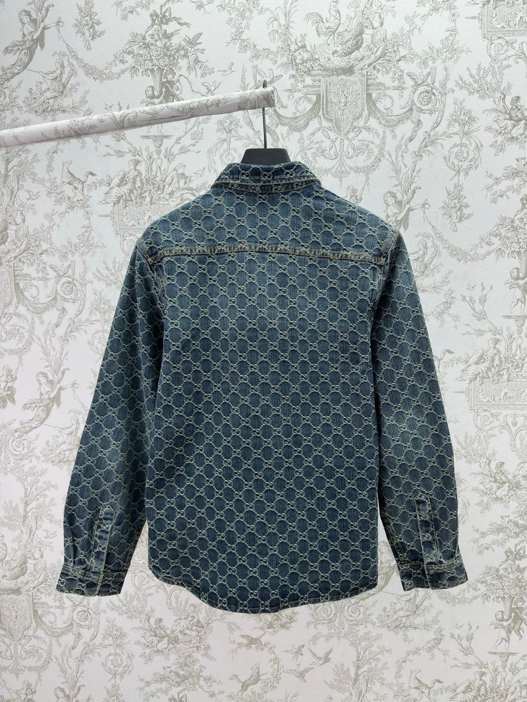 Gucci Denim Jacquard Shirt