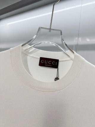 Gucci Cotton knit Crew Neck T-Shirt