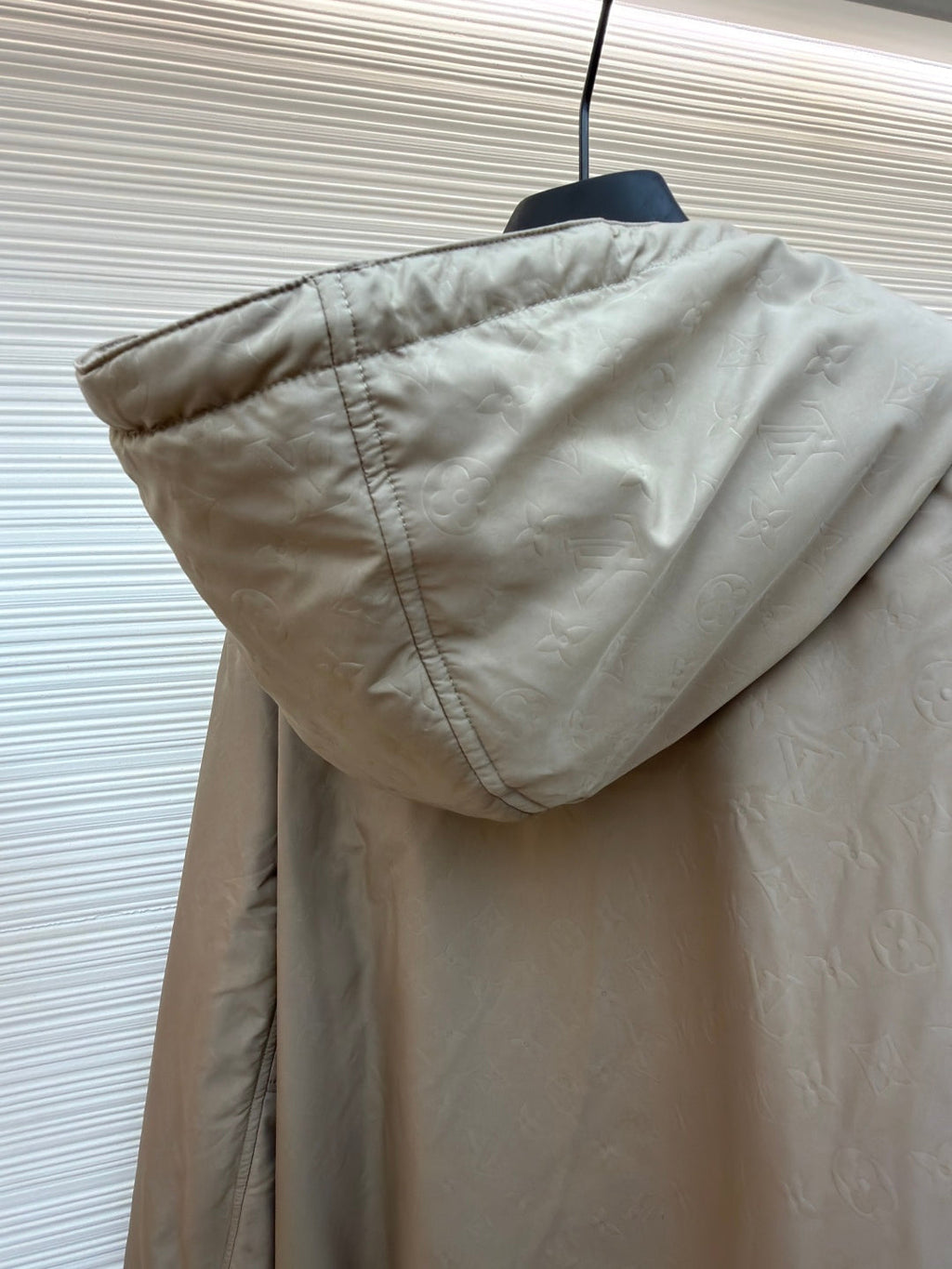 LV Gravure Embossed Cotton-Padded Jacket