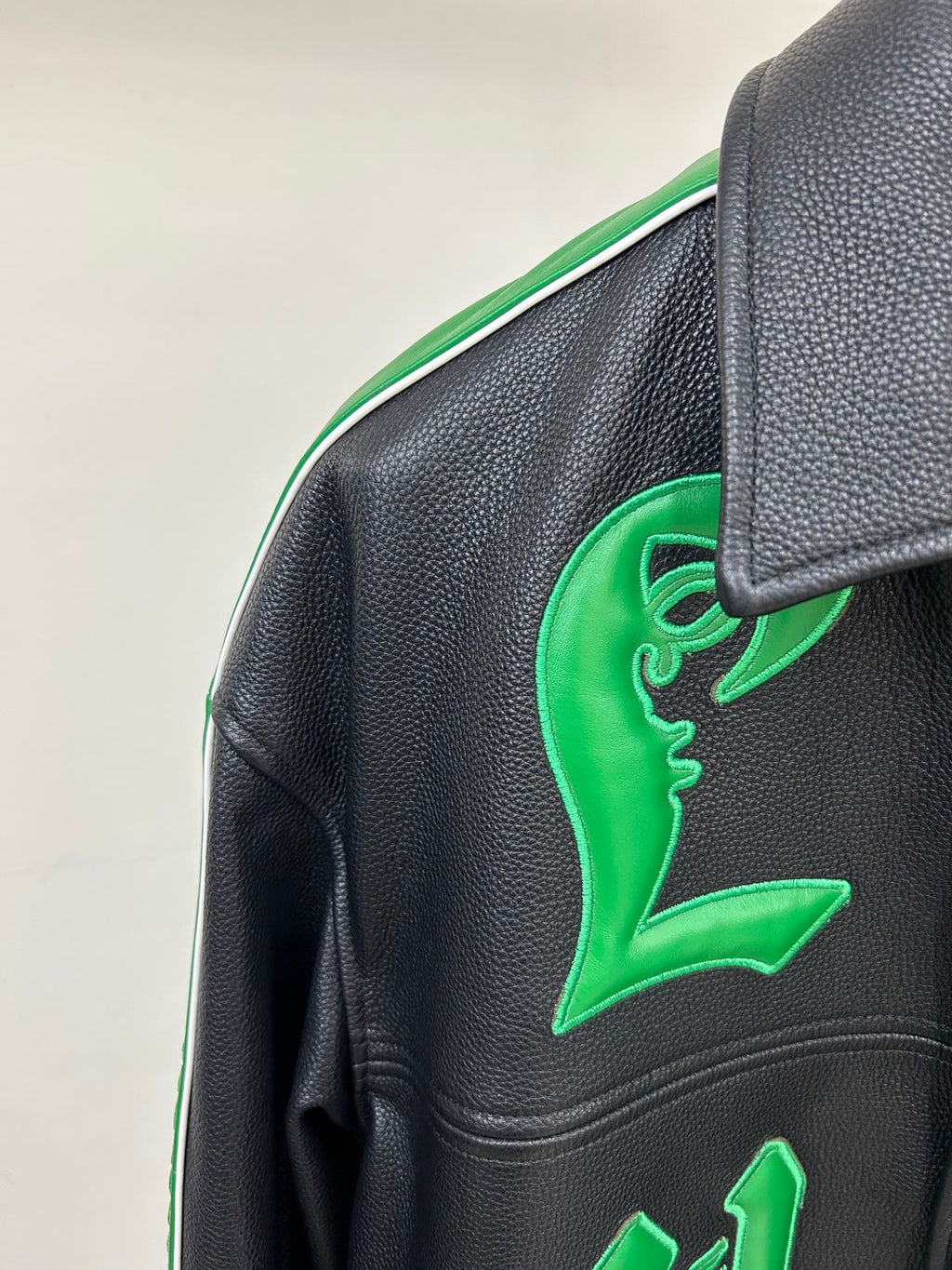 LV Embroidered Baseball Jacket