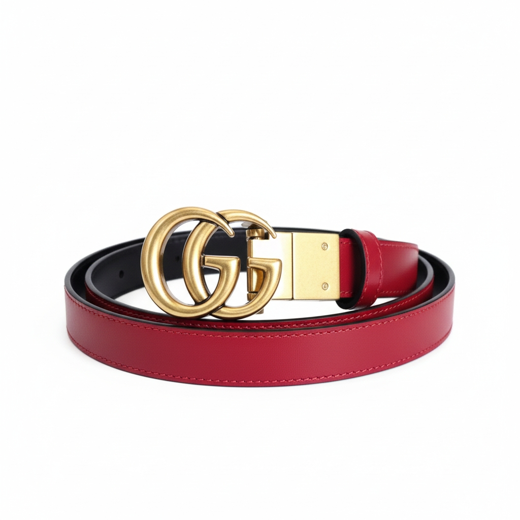 Reversible Gucci belt for women