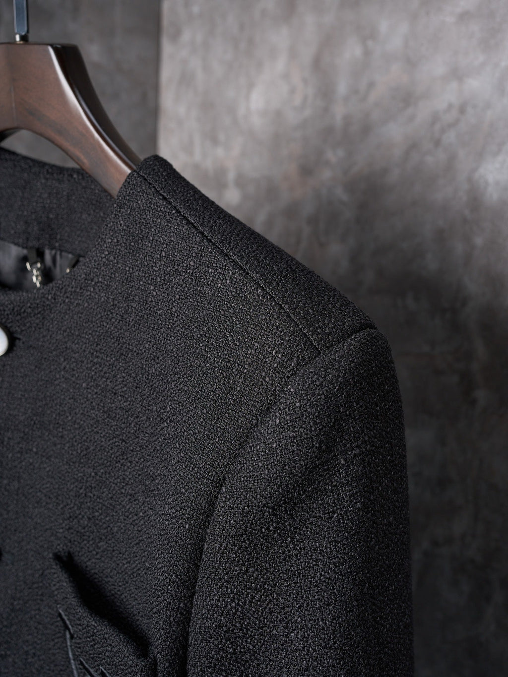 LV Pocket Embriodered Single-Breasted Jacket
