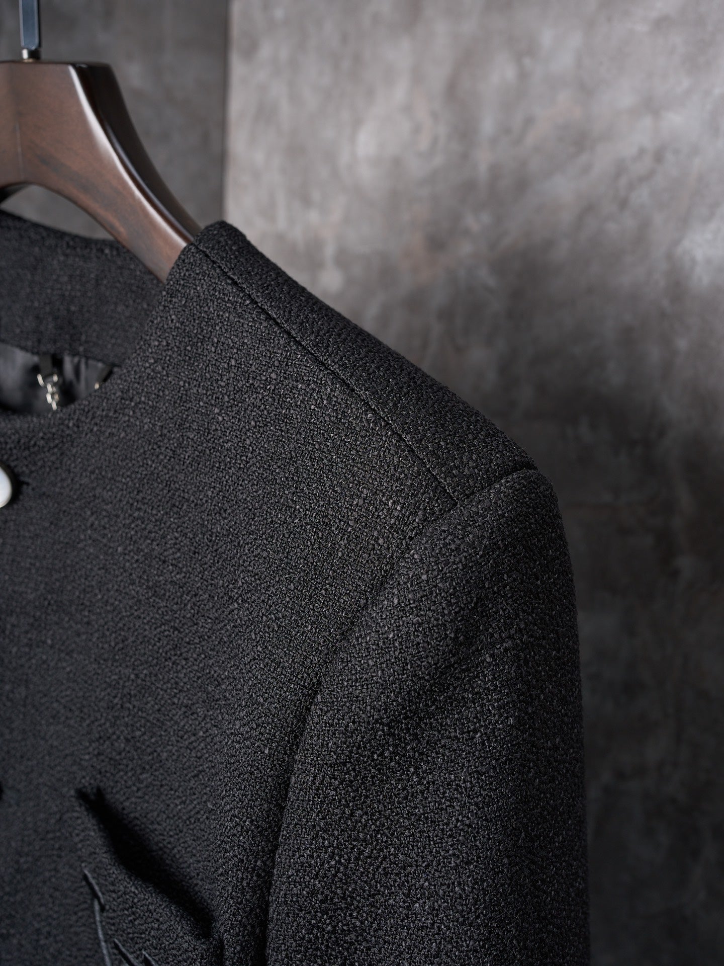 LV Pocket Embriodered Single-Breasted Jacket