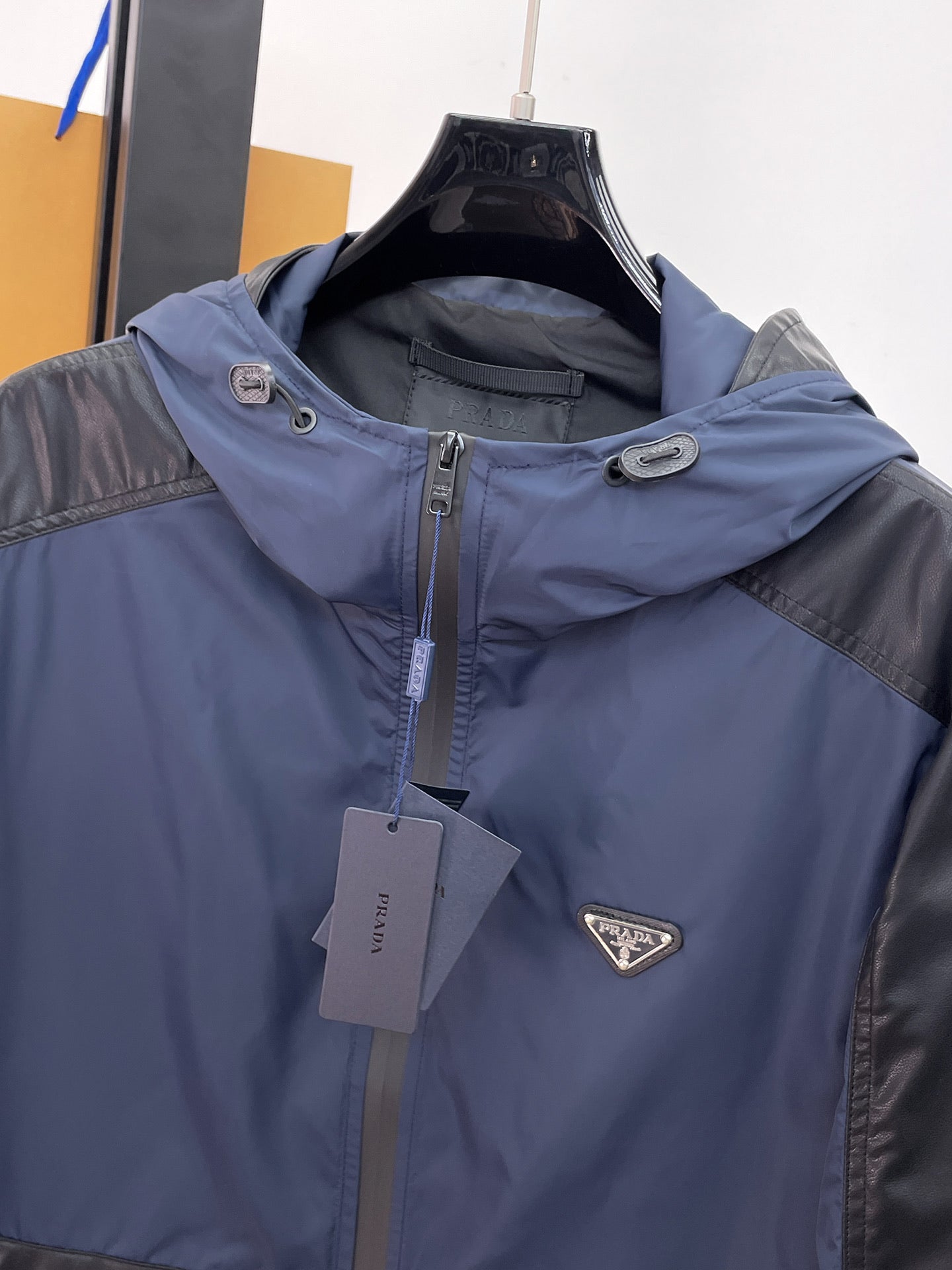Prada Nylon/Leather Jacker