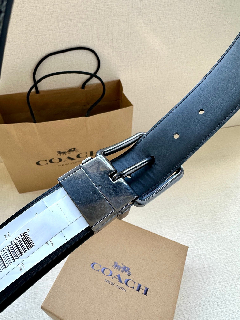 Coach Men Belt Reversible