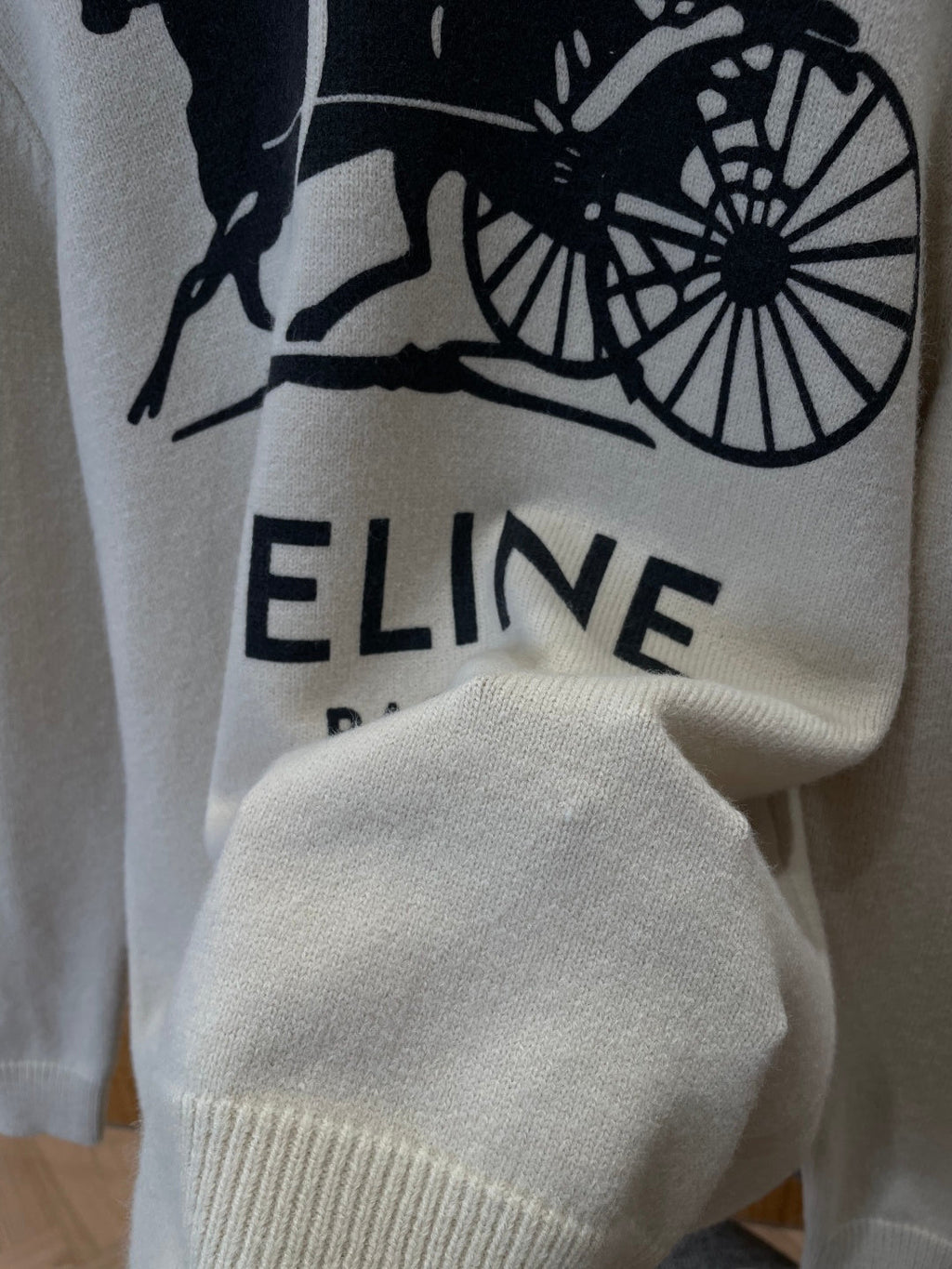 Celine Jacquard Knit Sweater