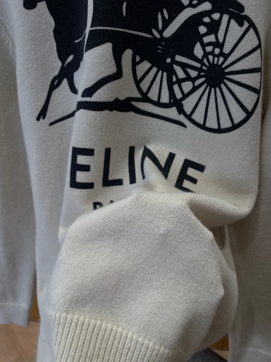 Celine Jacquard Knit Sweater