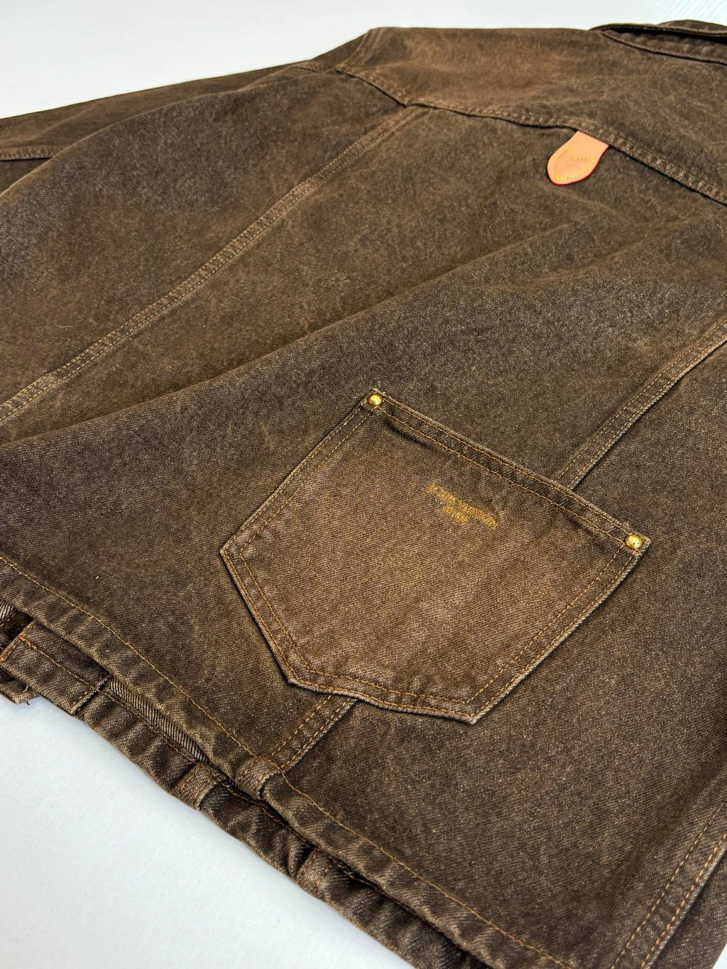 LV Coffee Denim Jacket
