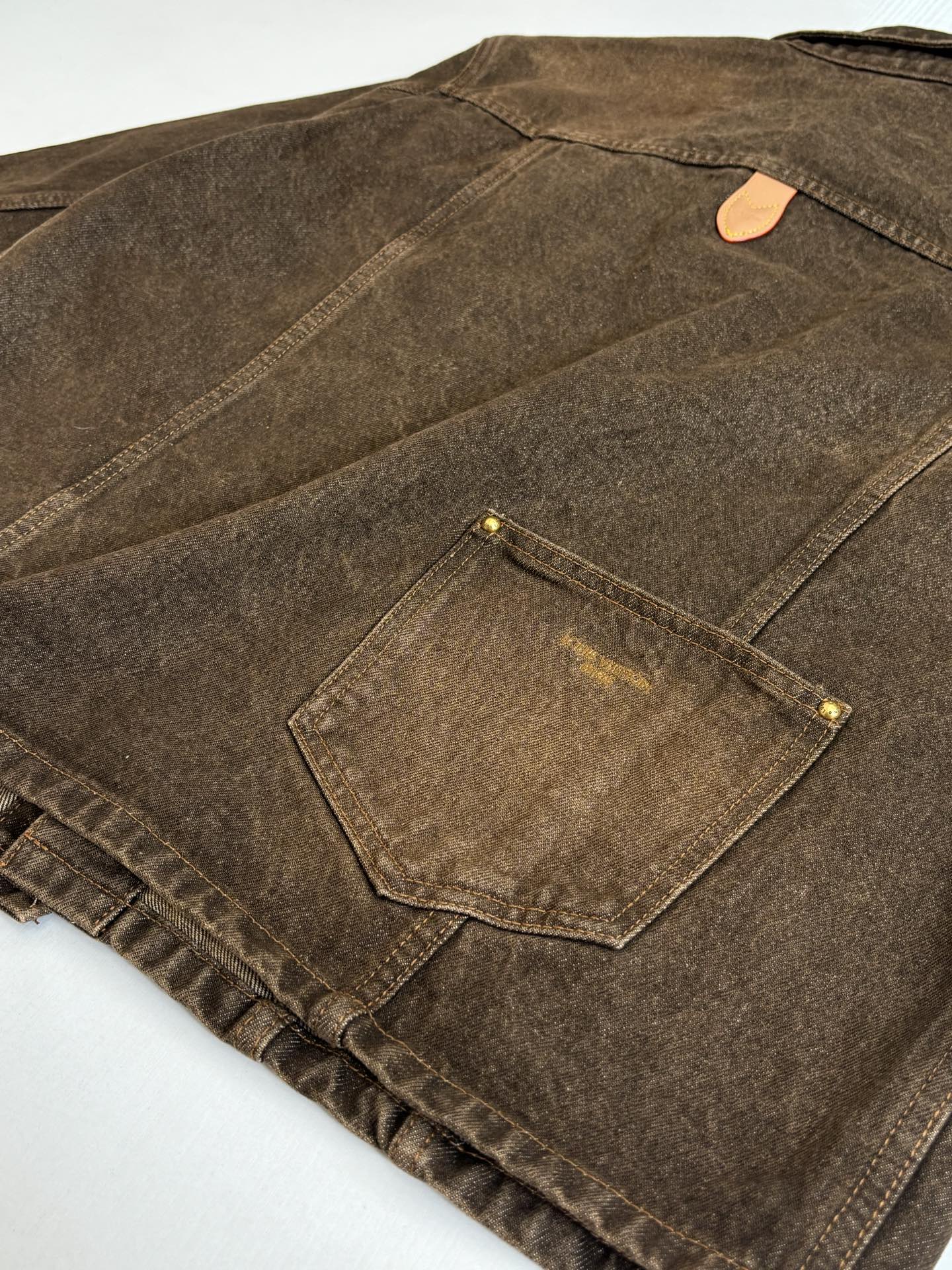 LV Coffee Denim Jacket