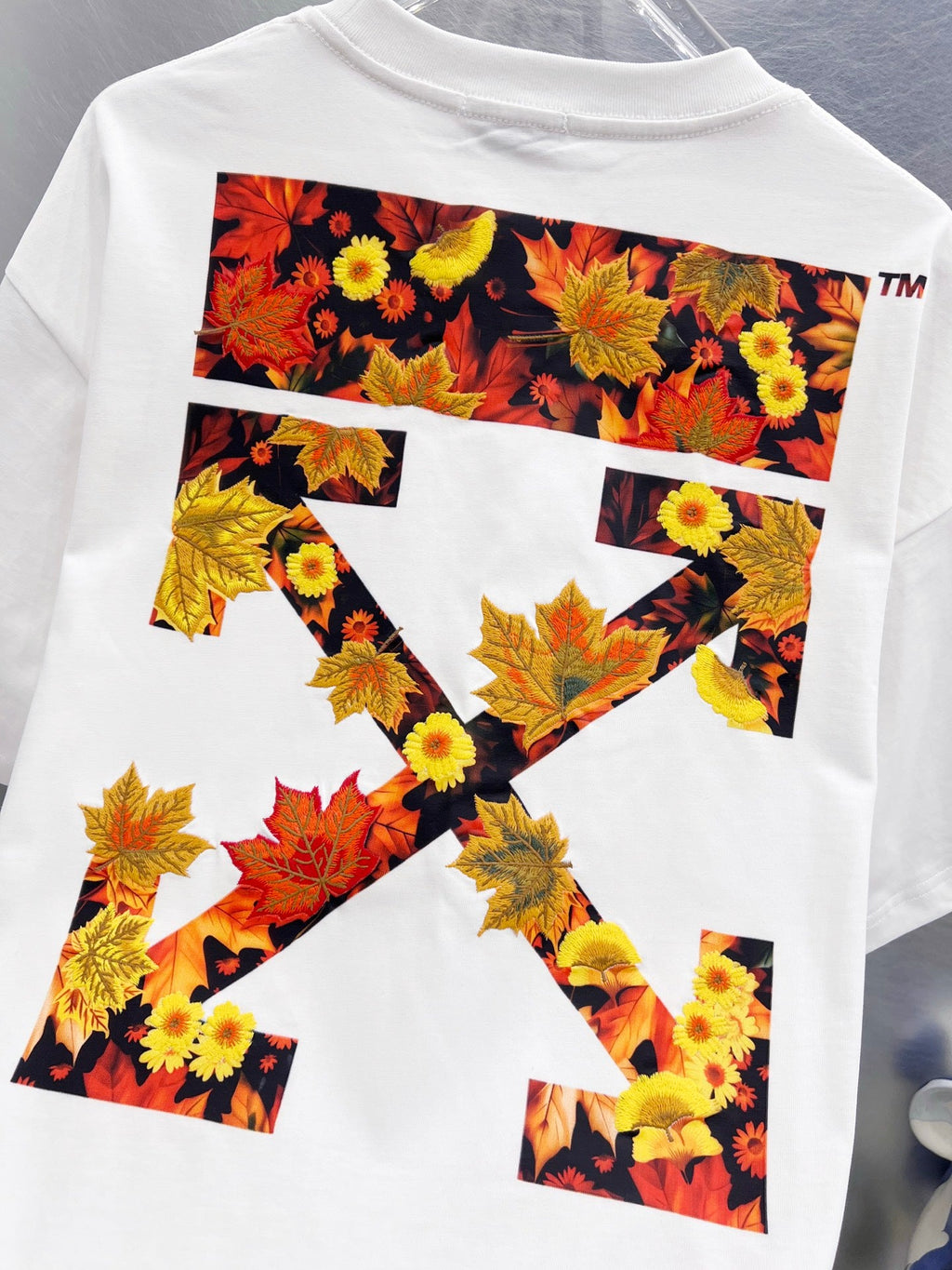 OFF White Embroidery T-Shirt