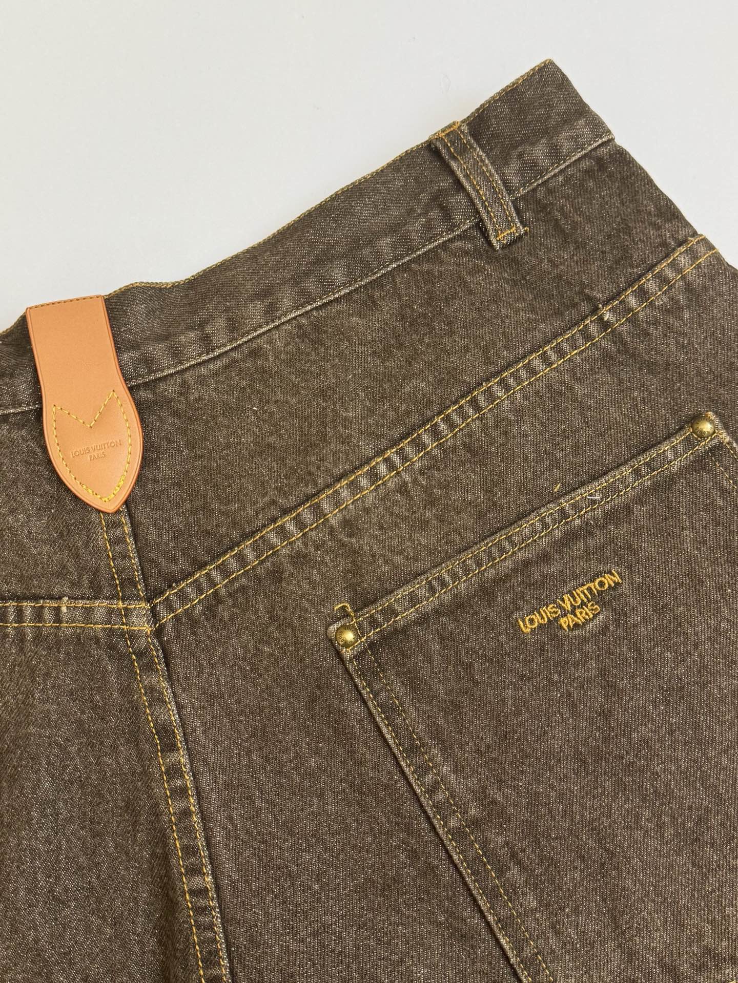 LV Denim Shorts
