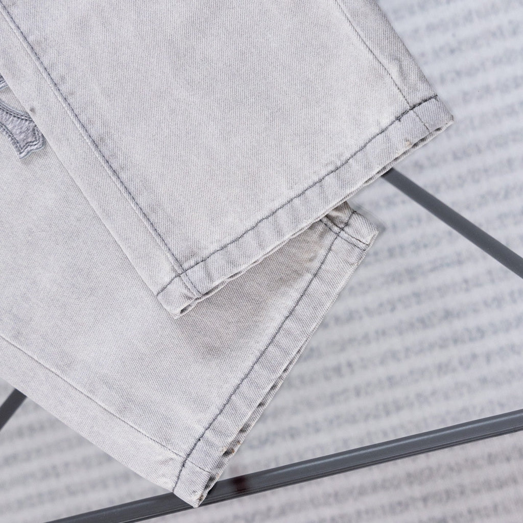 Chrome Heart ×Levi Patchwork Straight-Leg Jeans