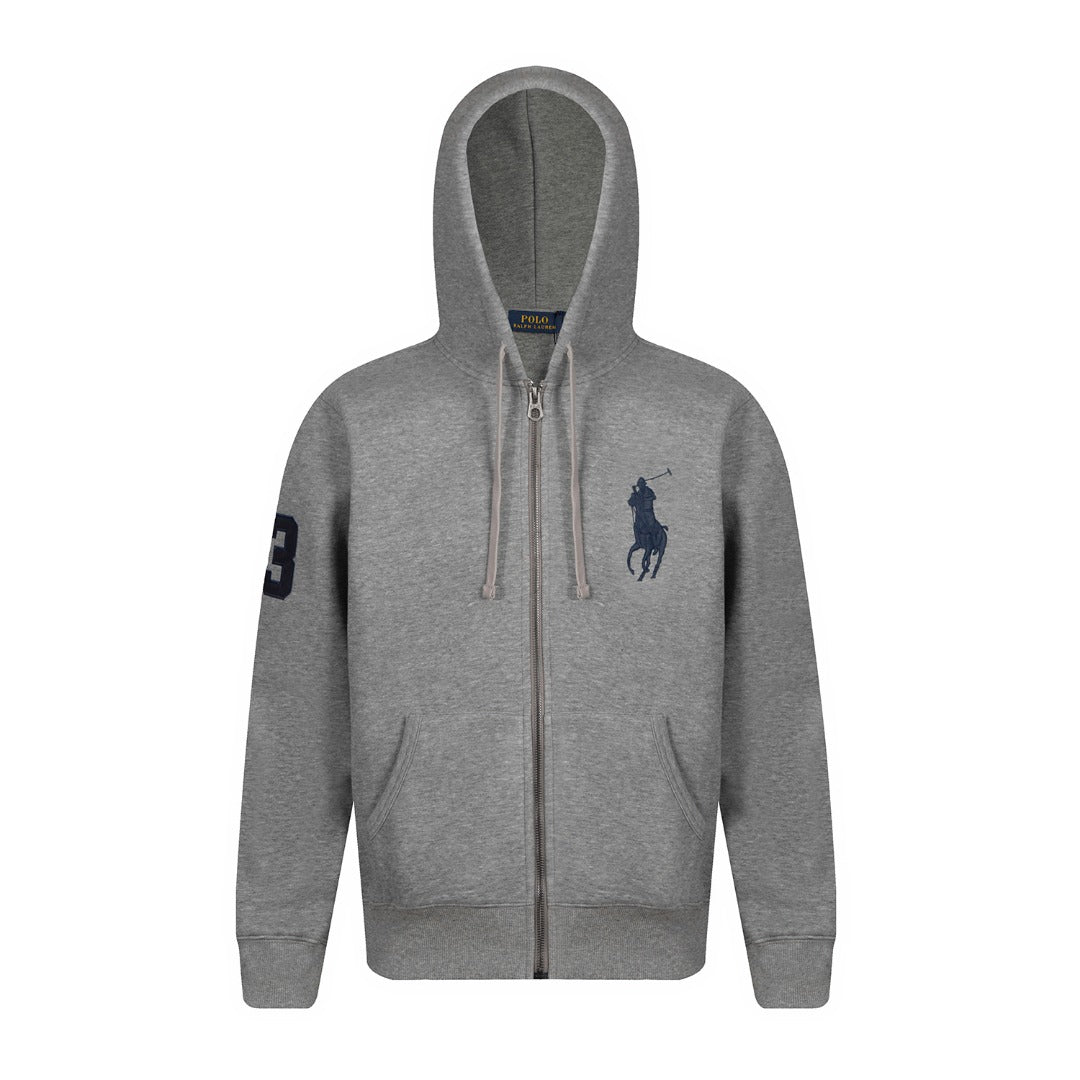 Polo Lauren Sleeve Zip-Up Cardigan Sweatshirt