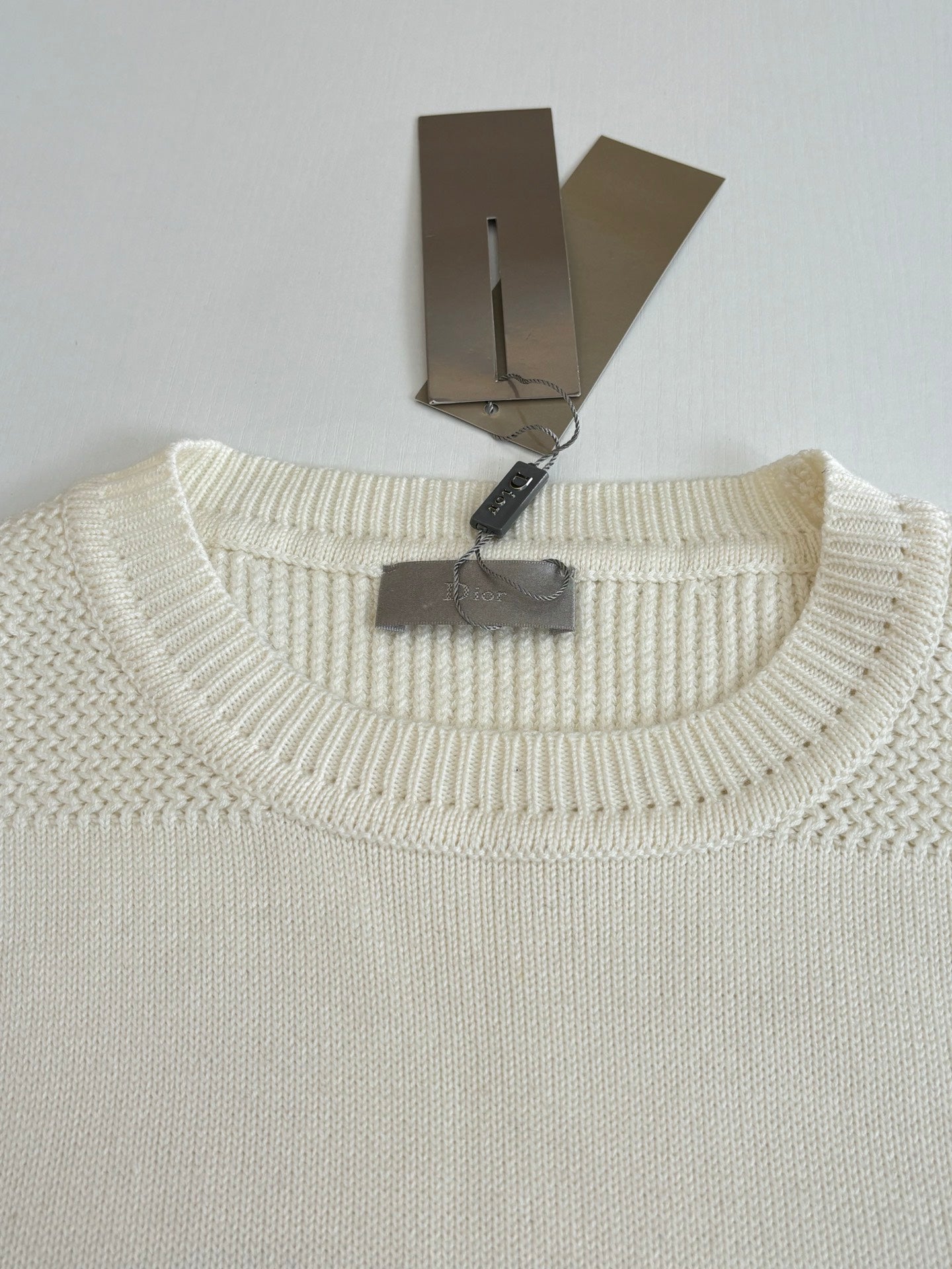 Dior Embroidered Wool Knit Sweater