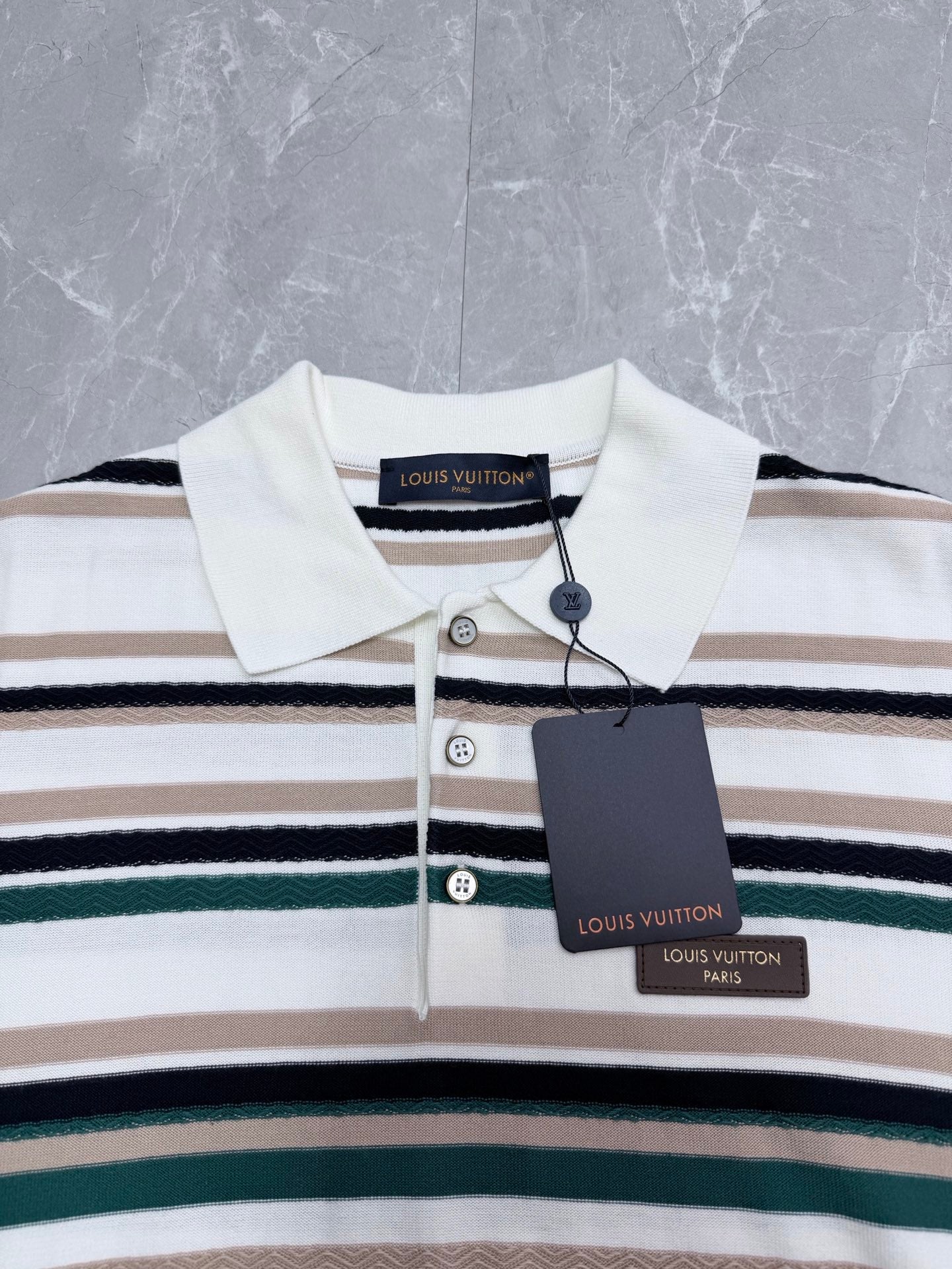 LV Striped Polo Shirt