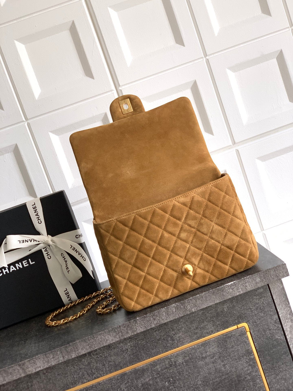 Chanel Royal Blue Suede Bad