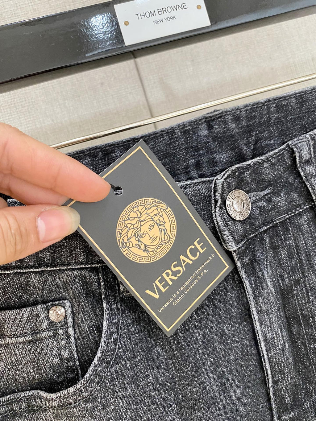 Versace Denim Shorts