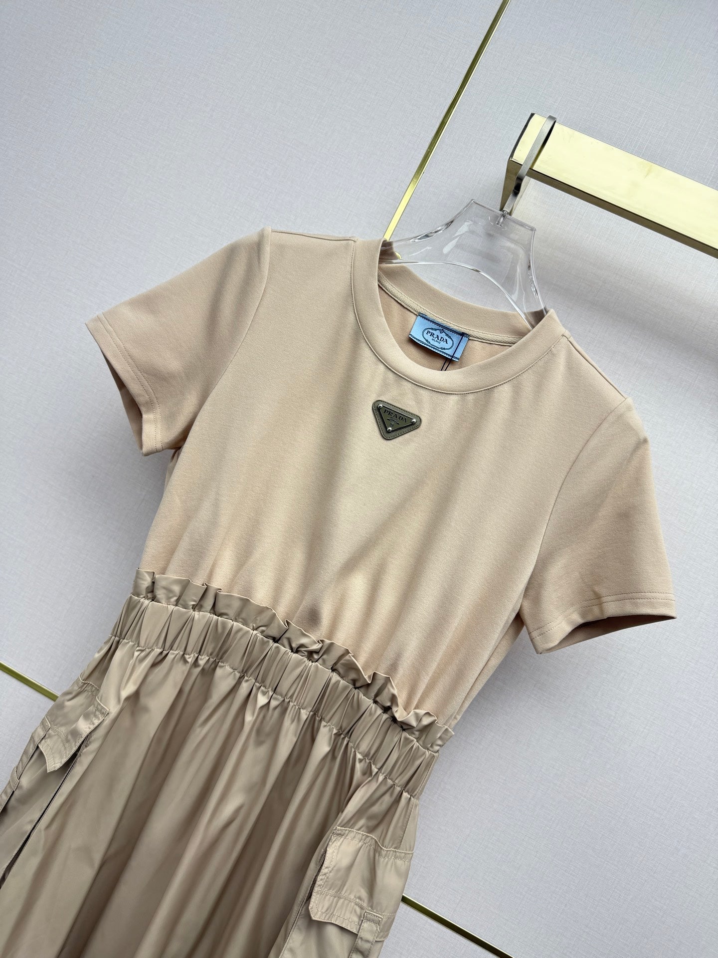Prada Ruffled Waist Dress women's