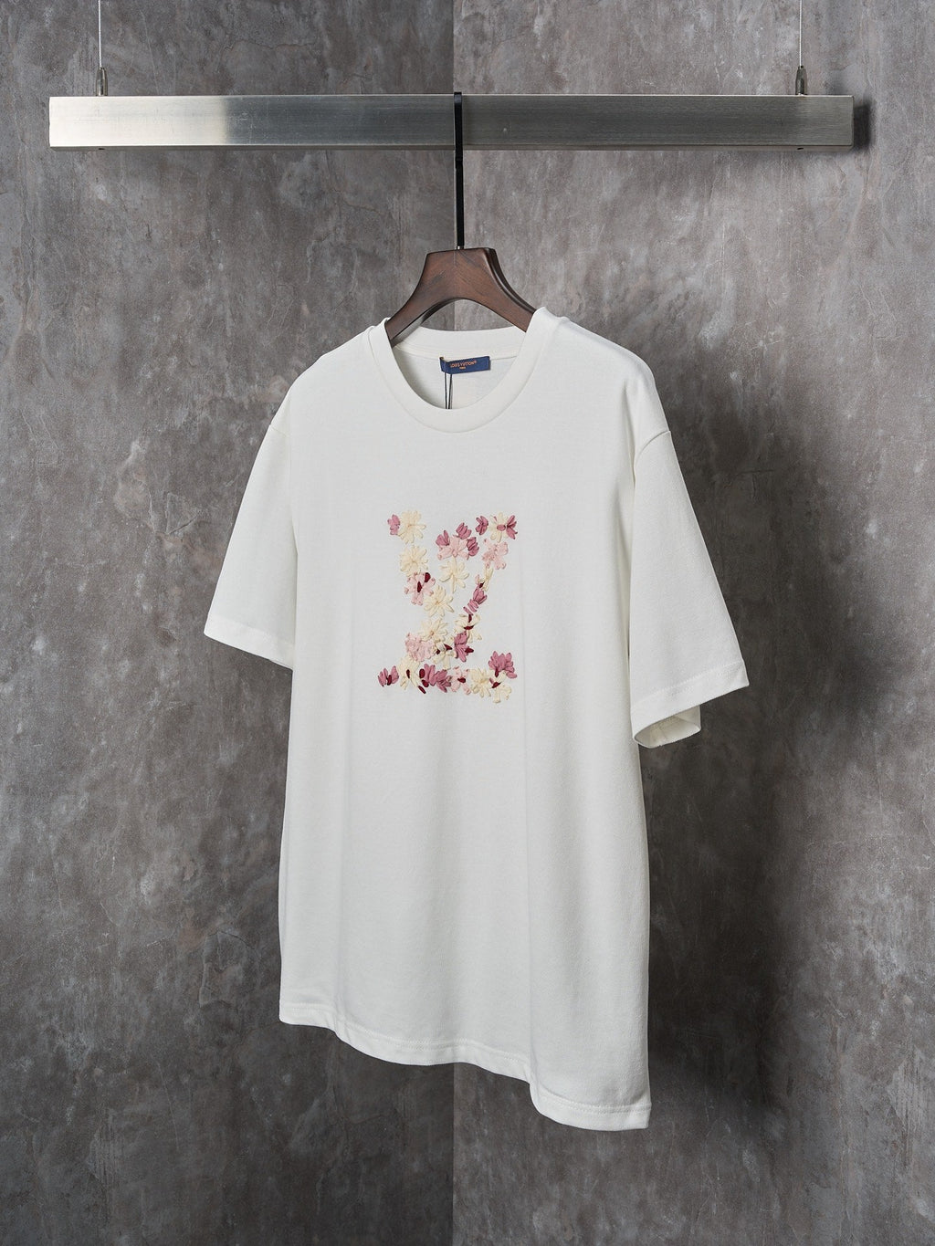 LV × Nigo Collab Cherry Bloss Embroidered T-Shirt