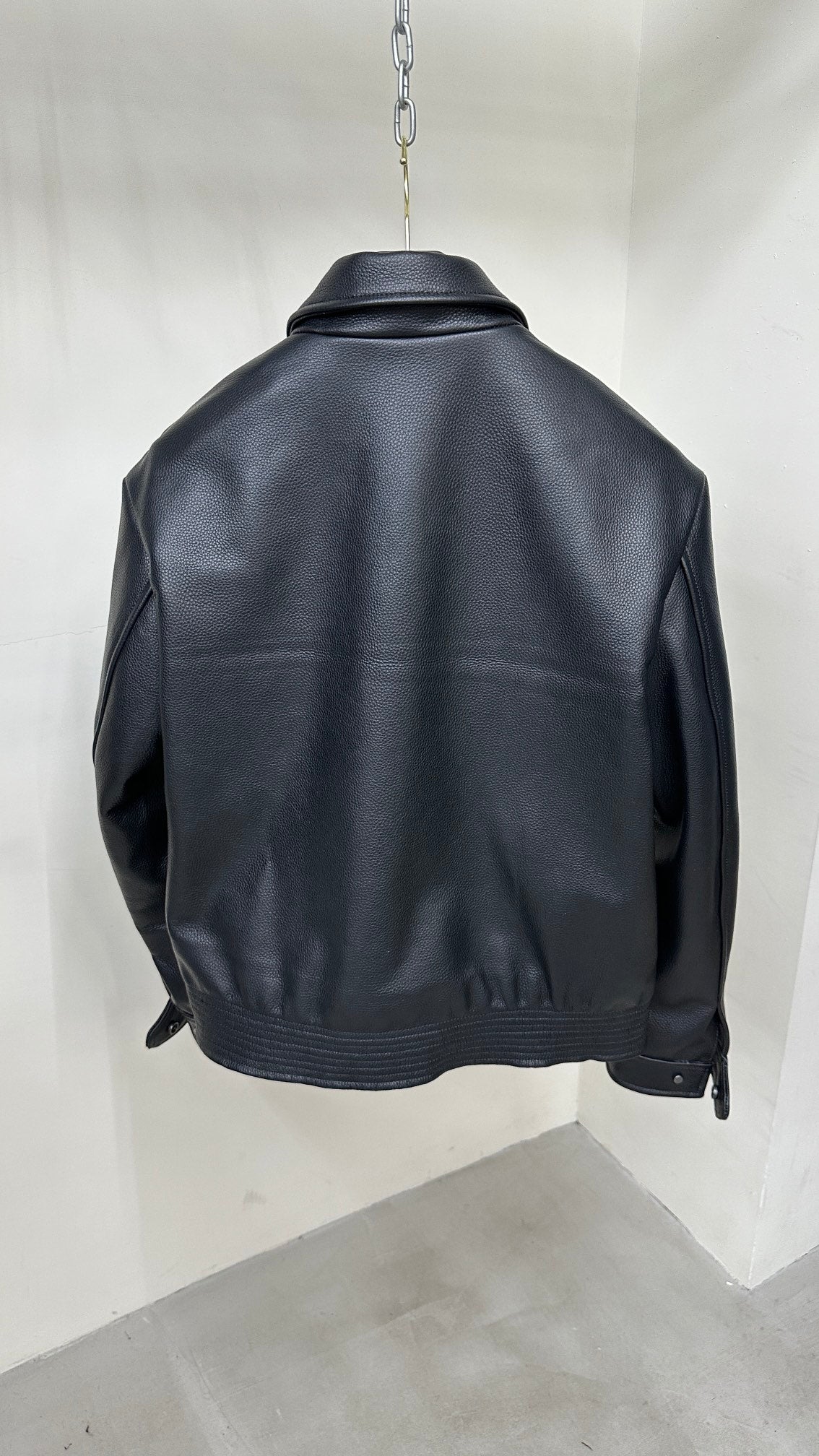 LV Embossed Leather Jacket