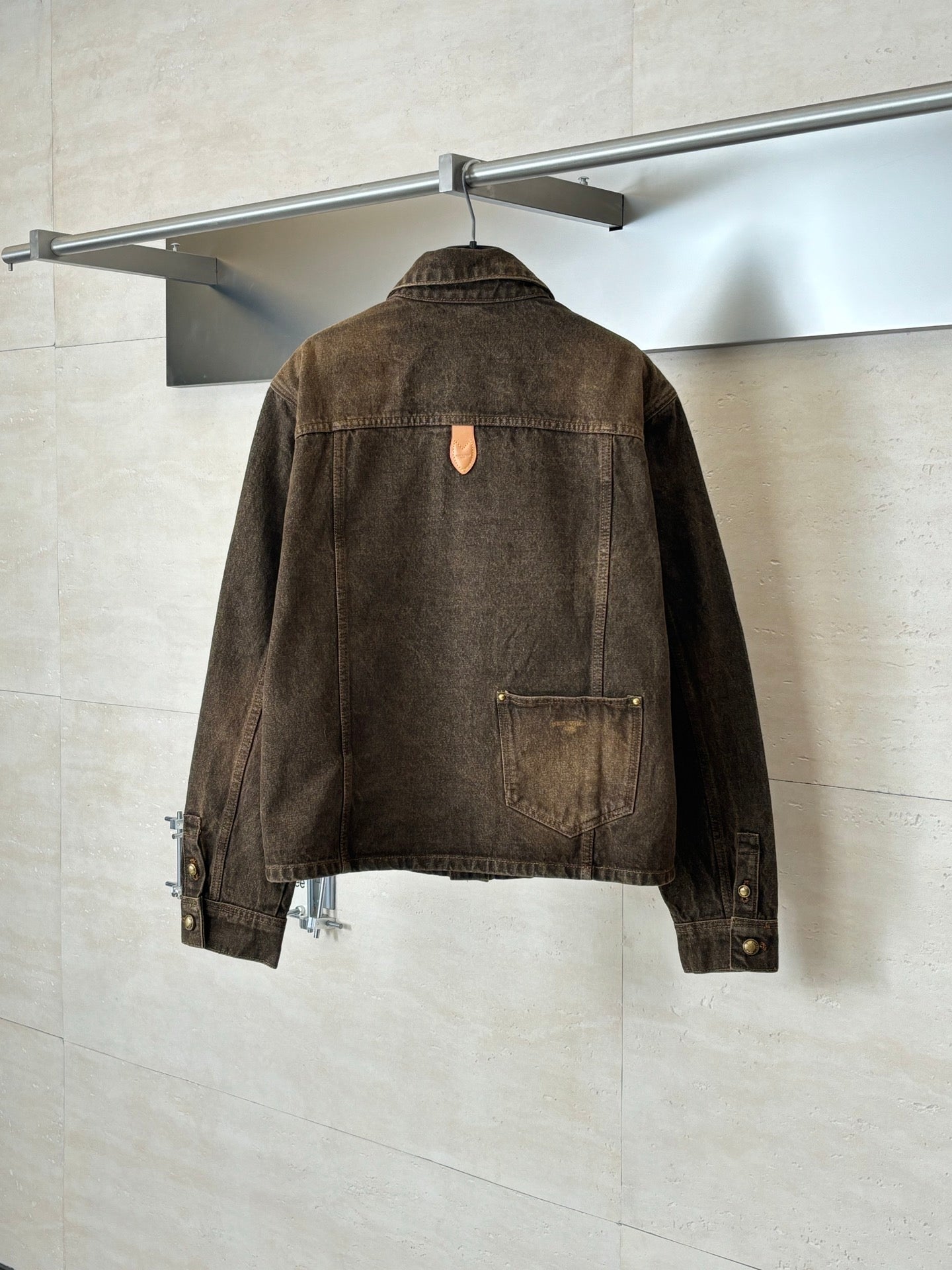 LV Coffee Denim Jacket