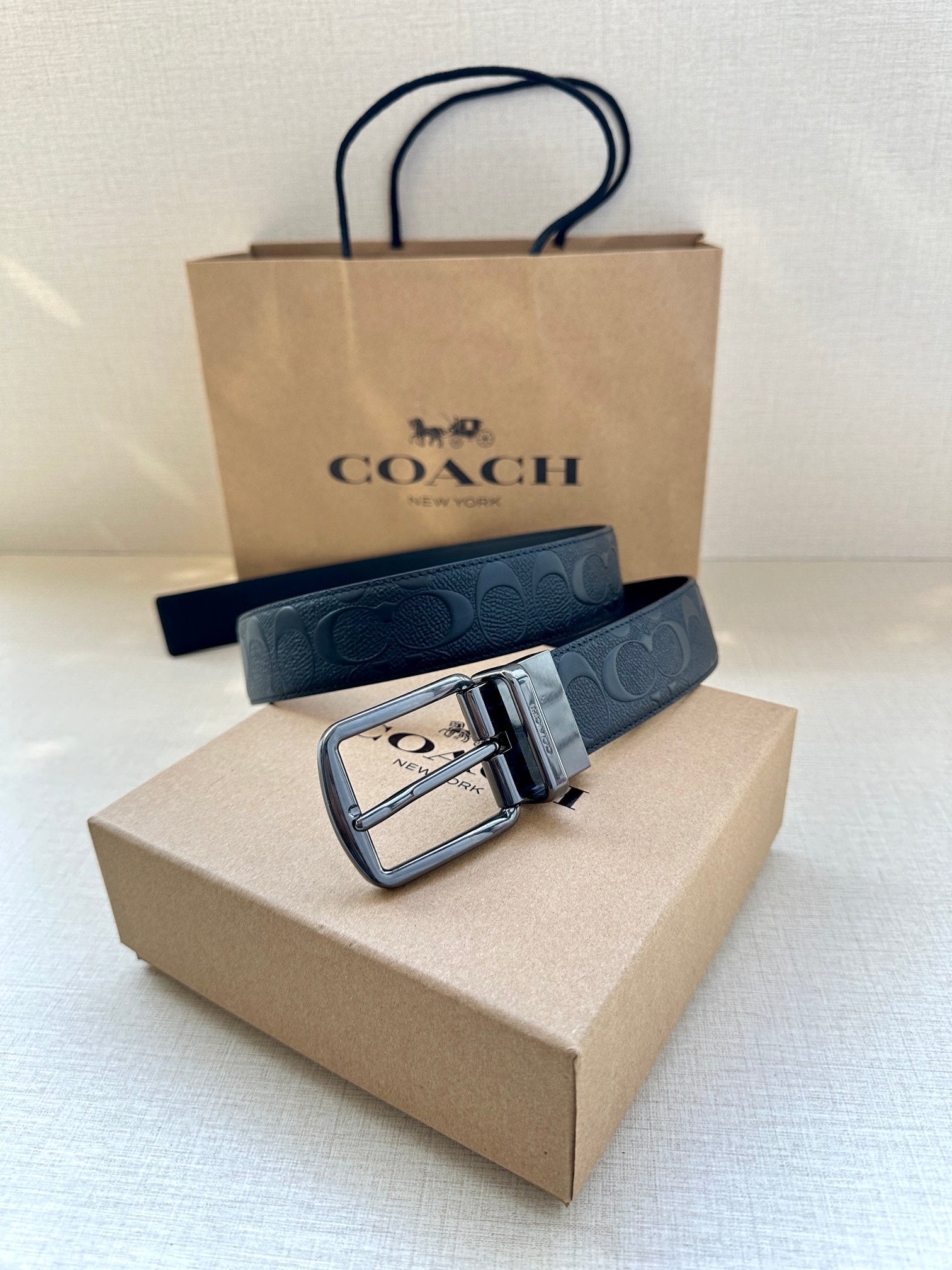 Coach Men Belt Reversible