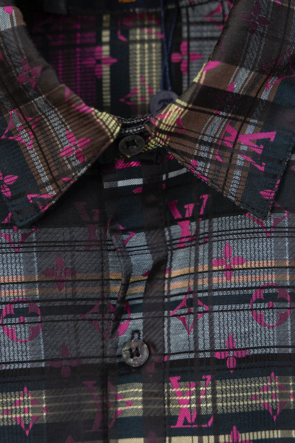 LV Dark Red Long-Sleeve Shirt Jacket