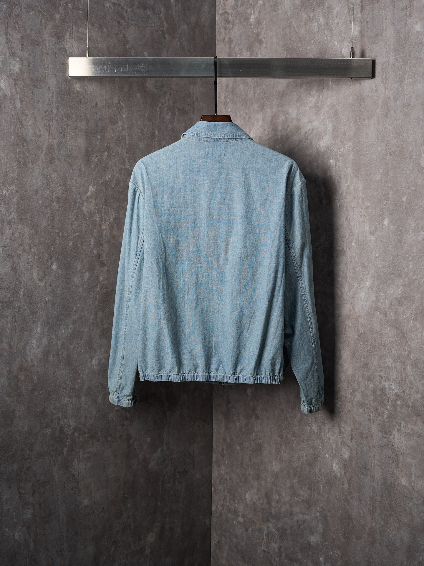 Ralph Lauren Embroidered Denim Collar Jacket