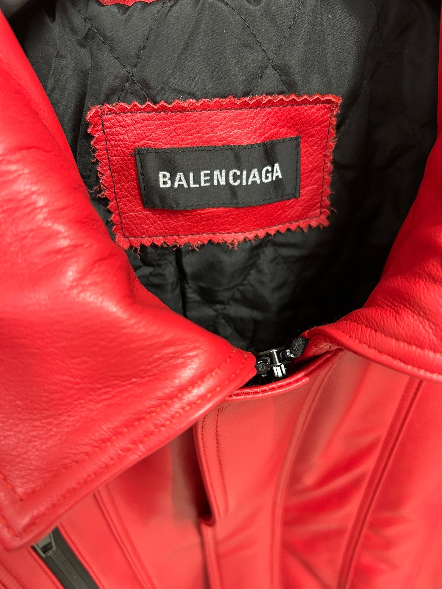 Balenciaga Runway Leather  Jacket