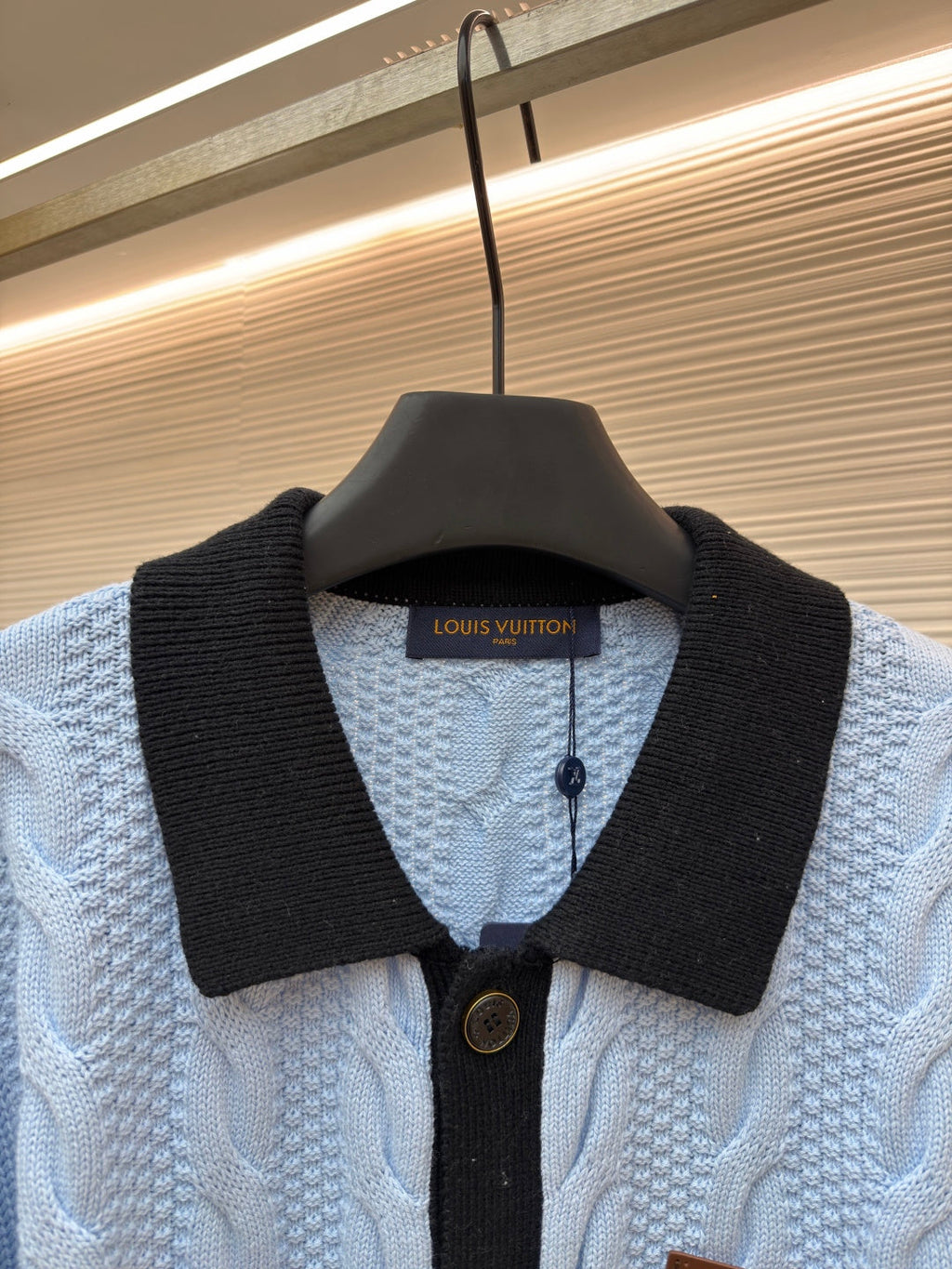 LV Knitted Cardigan Sweater