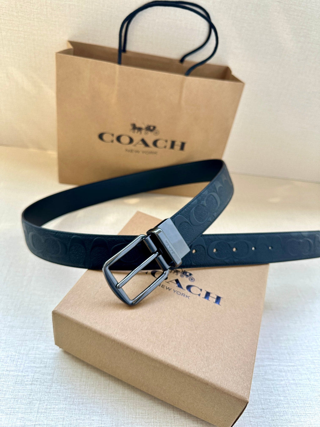 Coach Men Belt Reversible