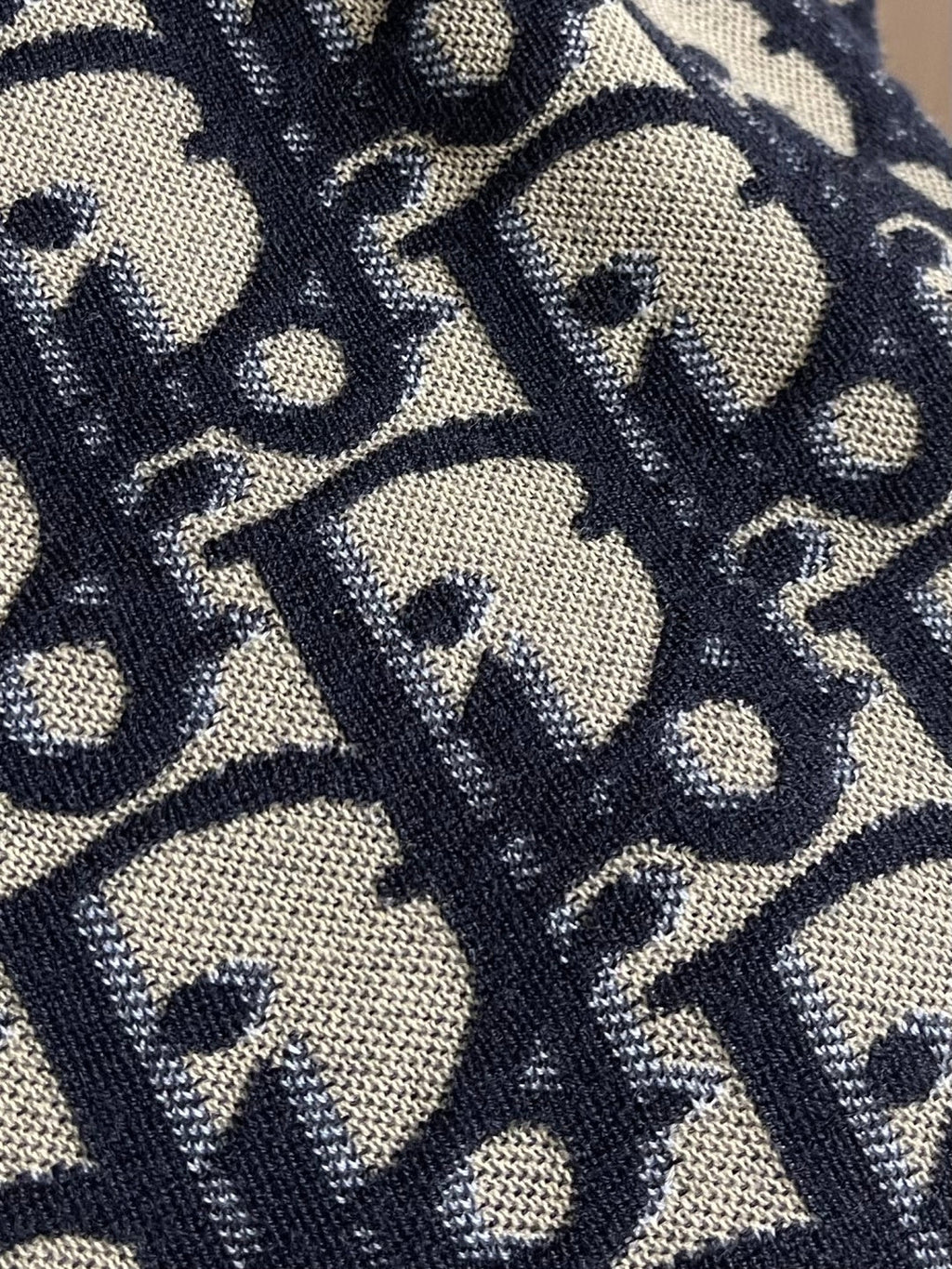Dior Monogram Jacquard Crew Neck Sweater