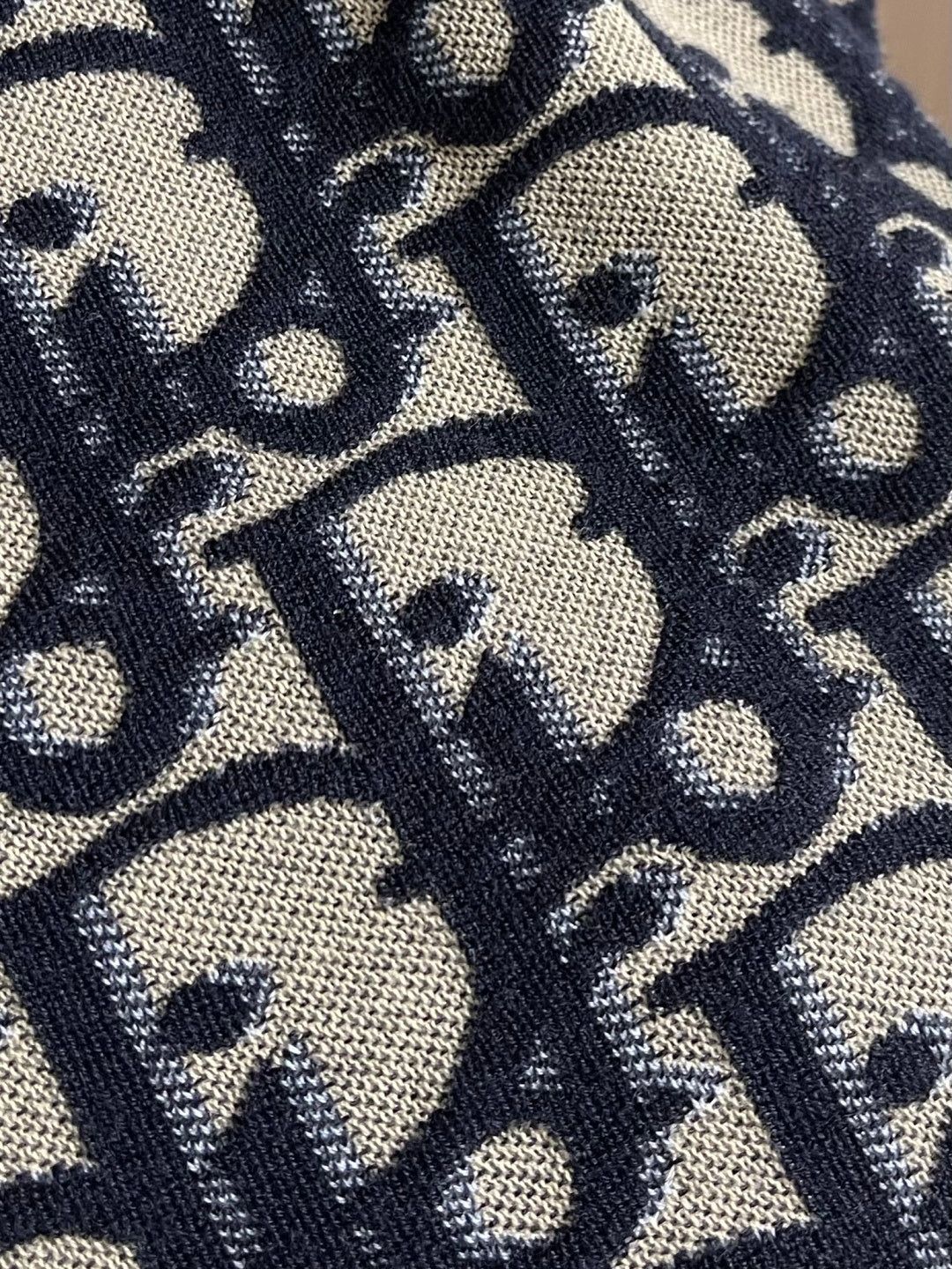 Dior Monogram Jacquard Crew Neck Sweater