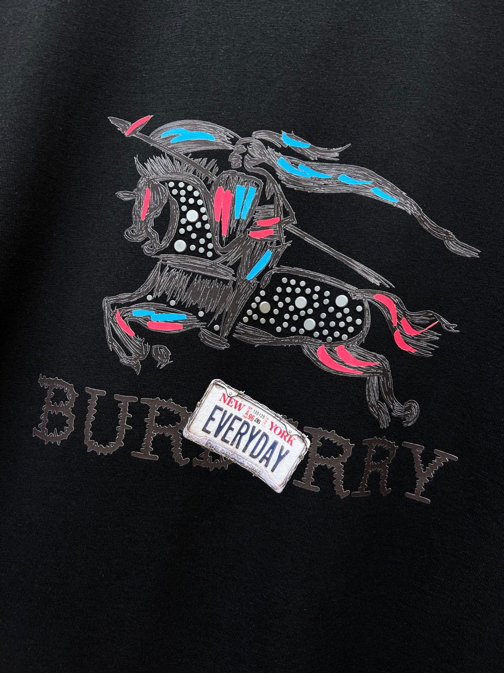 Burberry 3D Embroidered T-Shirt