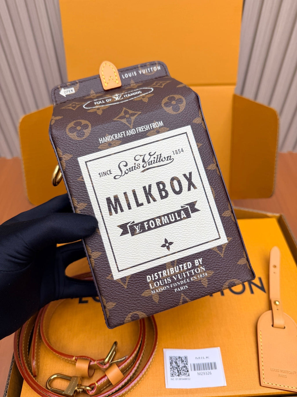 LV Milk Carton Shoulder Bag