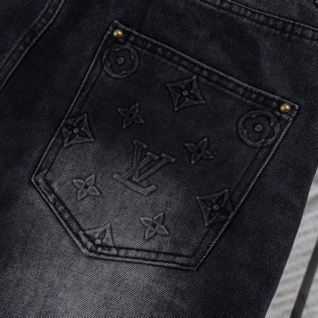 LV Denim Shorts