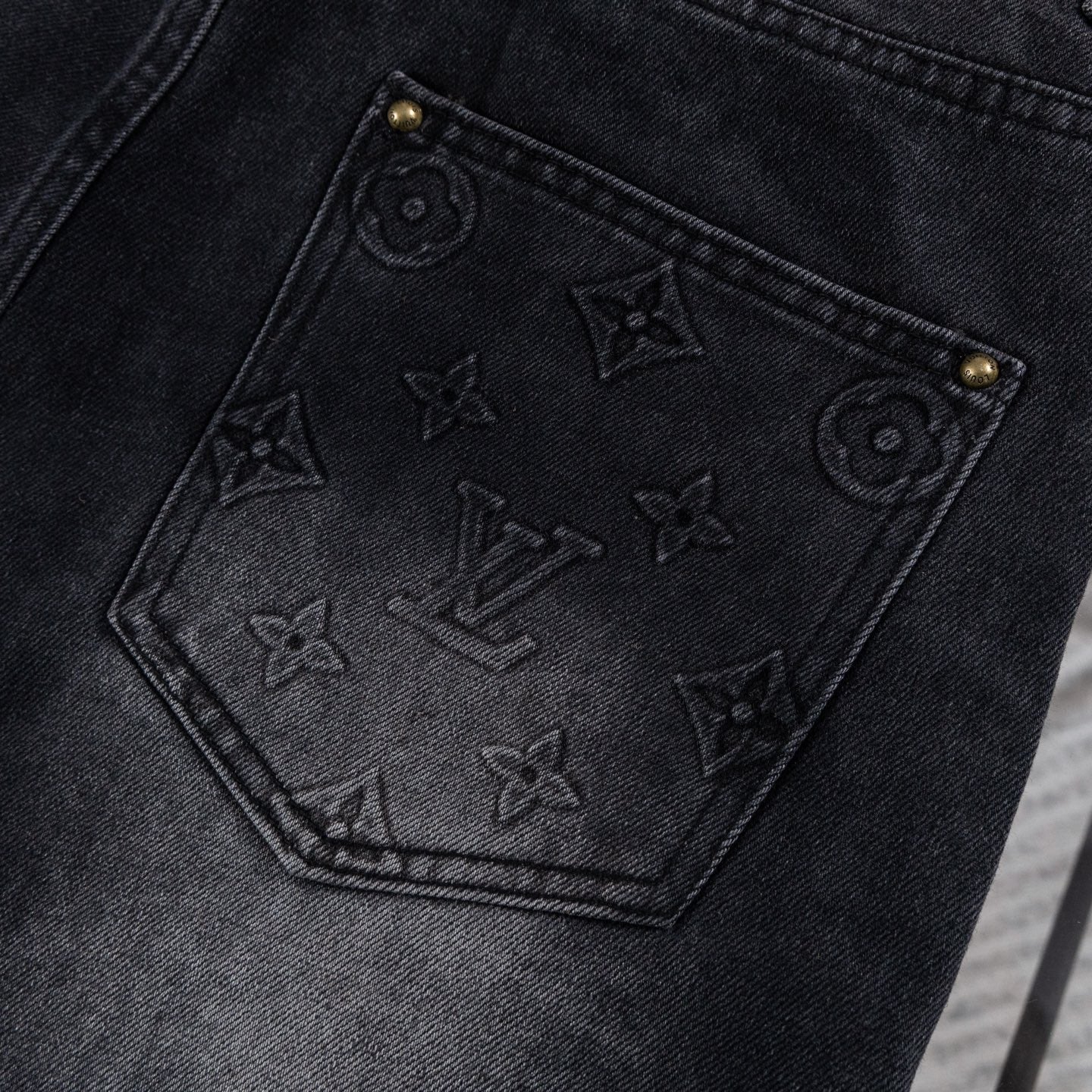 LV Denim Shorts