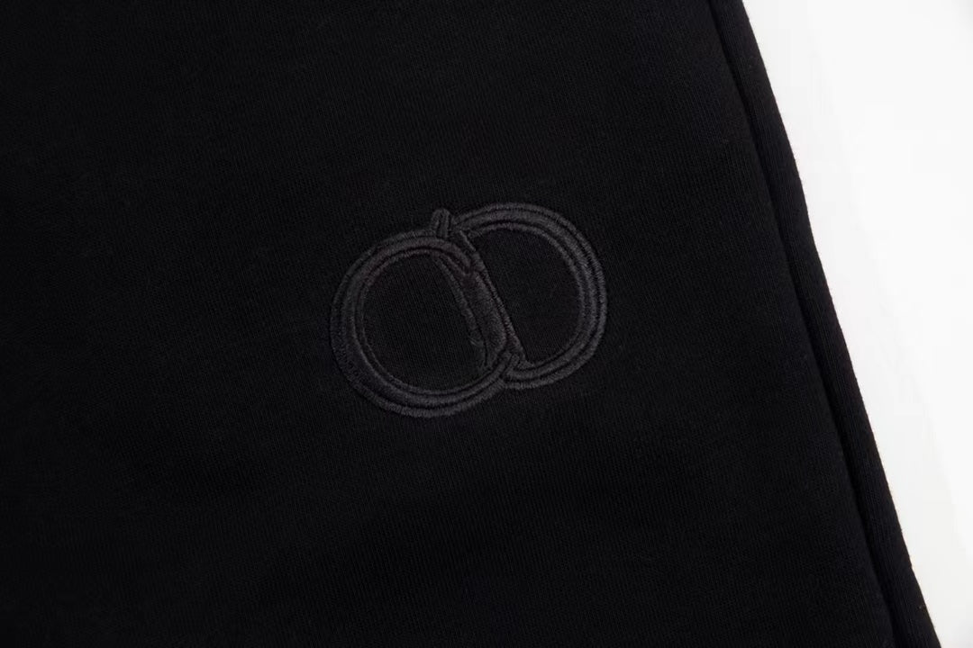 Dior logo 3D embroidered shorts