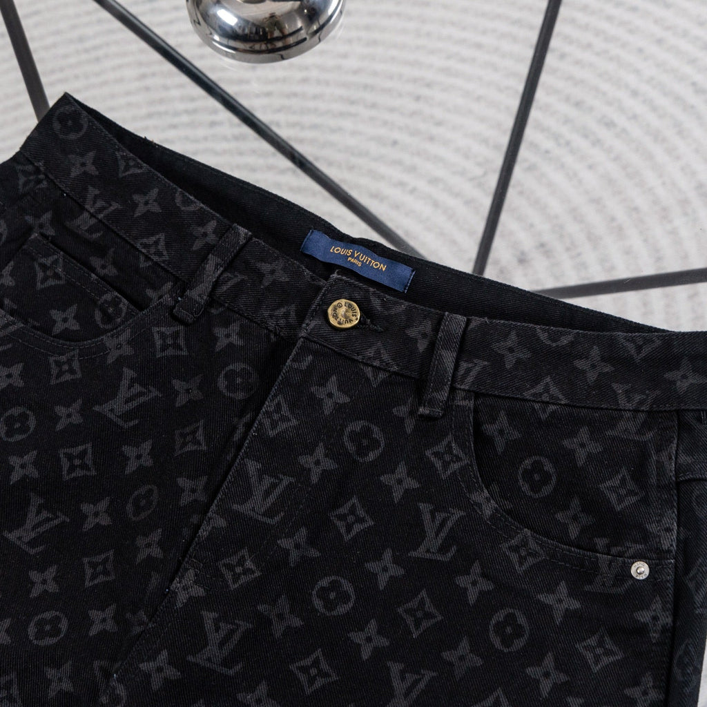 LV Denim Shorts
