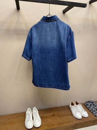 Prada Denim Shirt Sleeve Shirt