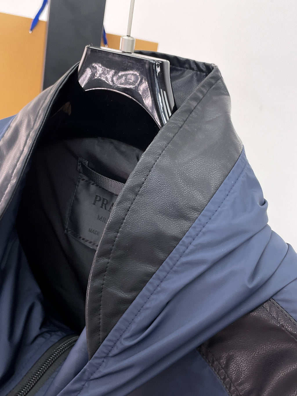 Prada Nylon/Leather Jacker