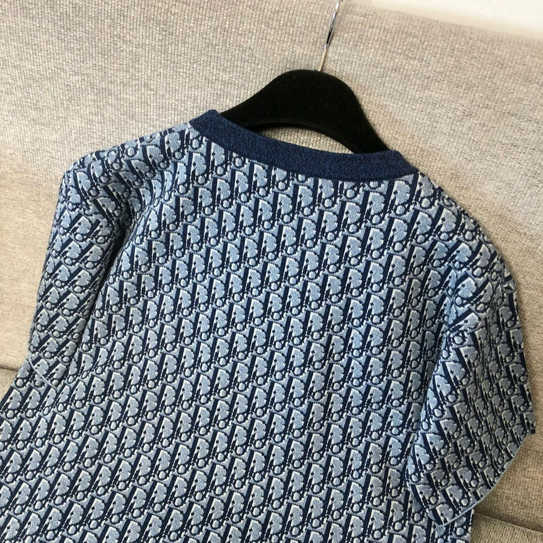 Dior Knit Crew Neck T-Shirt