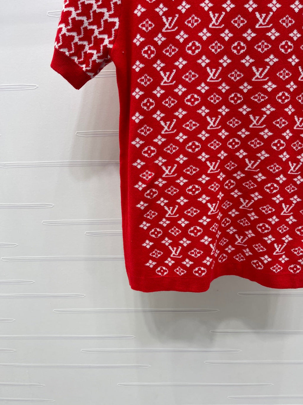 LV Jacquard Crew Neck Shirt