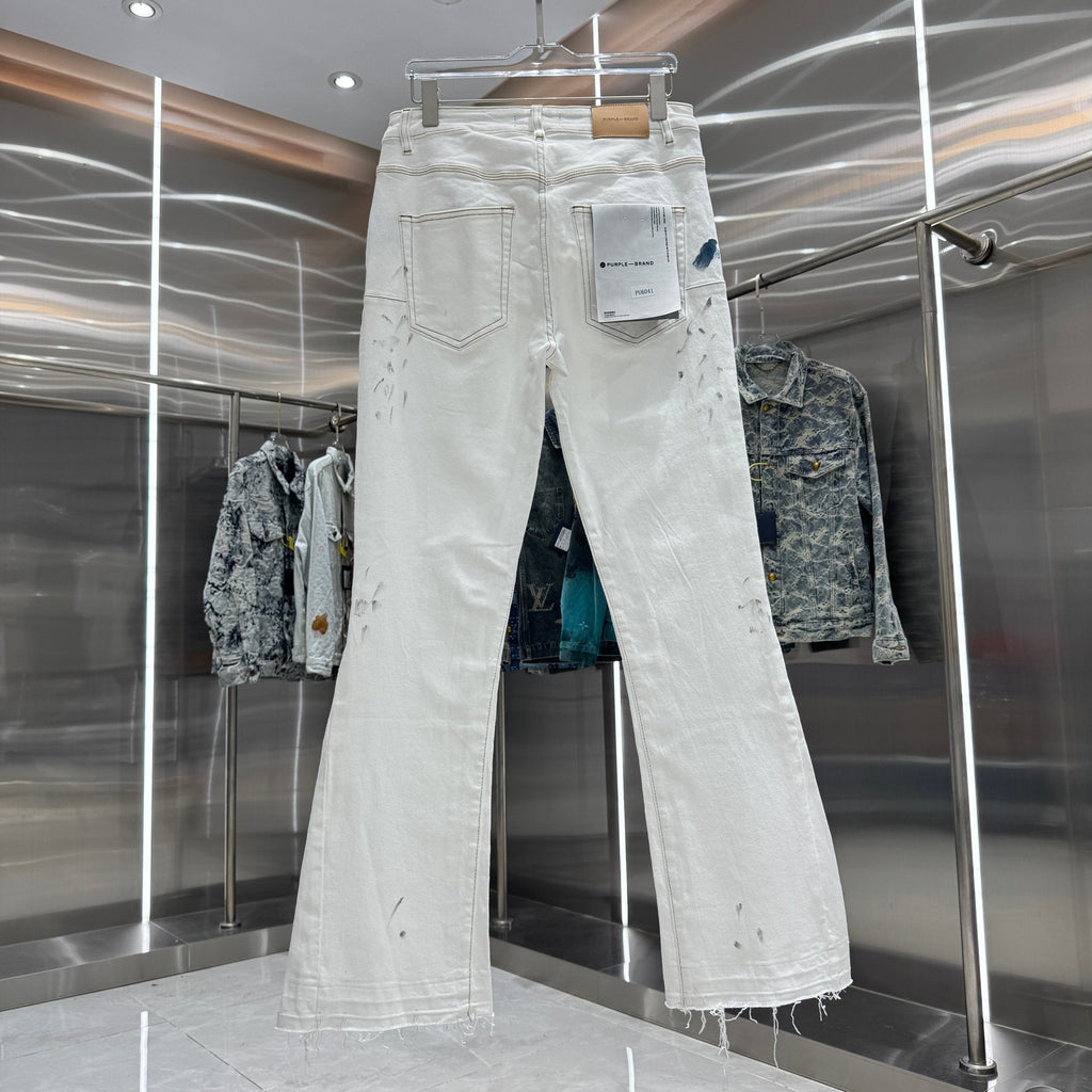 Purple Label Flared Strech Jeans