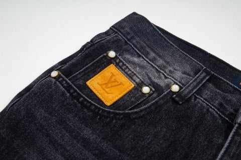LV Embroidered Work  Jeans