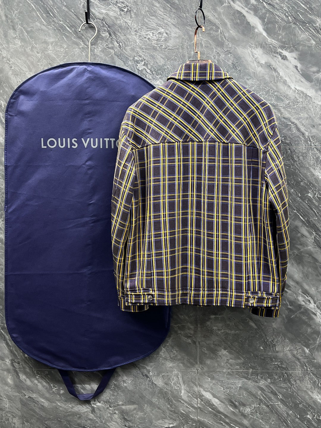 LV Yellow paid Nike Tencel Linen Lapel Jakcet